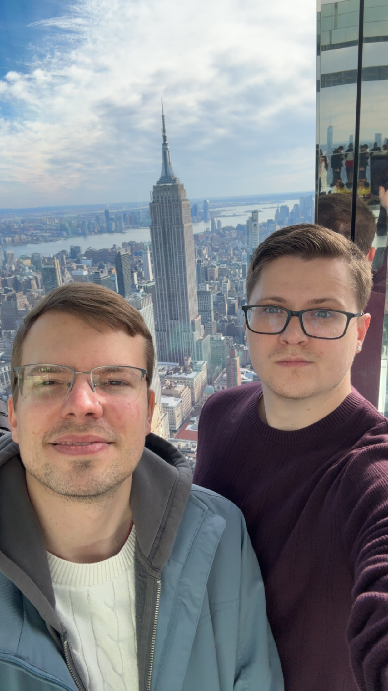 Scott e Leonardo em Nova York